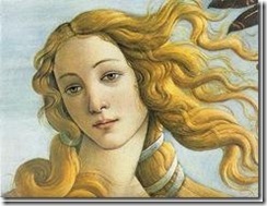 Détail de la Vénus de Botticelli (1485)